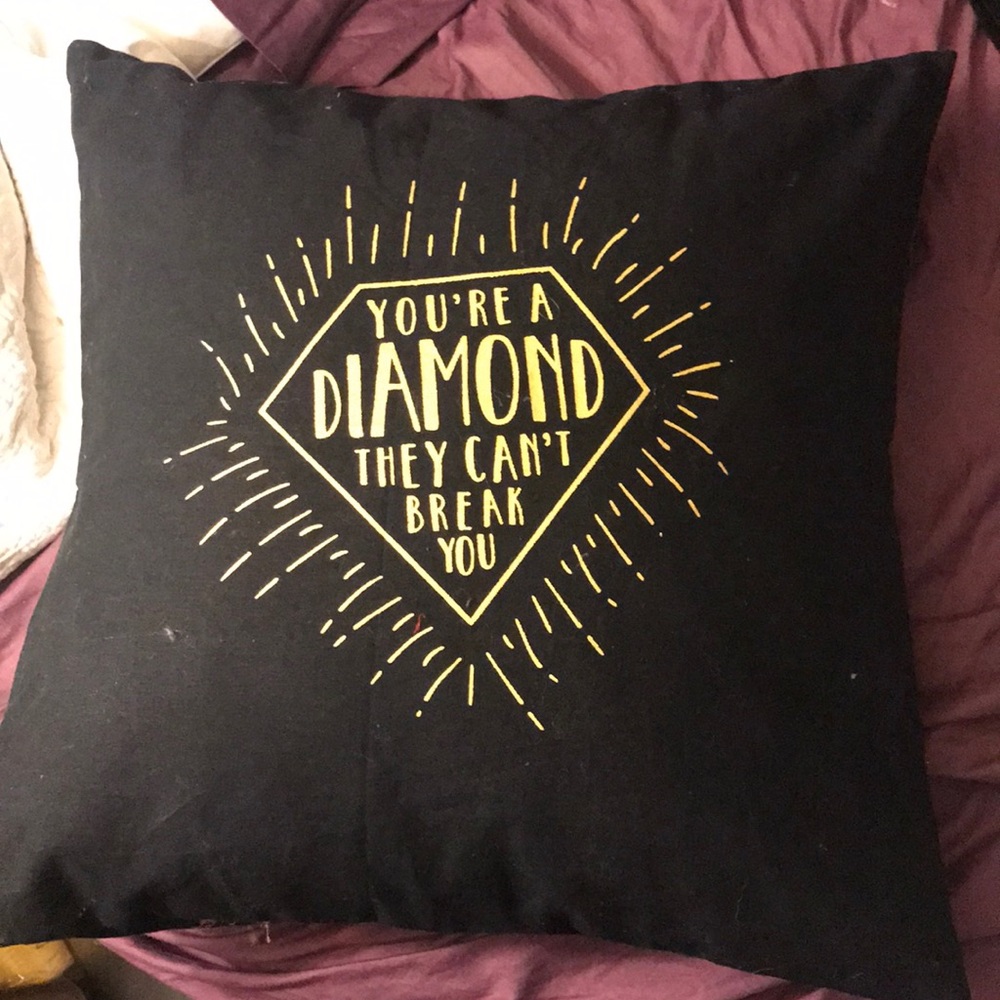 Diamond pillow case!